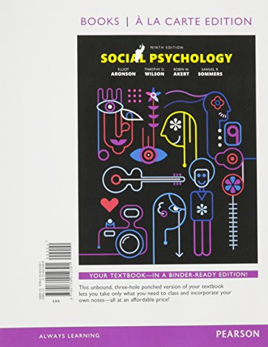 Social Psychology, Books a la Carte Edition (9th Edition) – Best Psychology Books ⋆ Best Psychology Books ⋆ Lifestyle