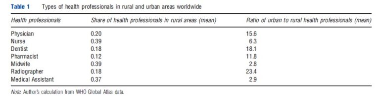 Internal Geographical Imbalances – Health Economics – iResearchNet