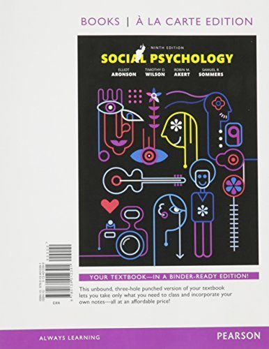 Social Psychology, Books a la Carte Edition (9th Edition) by Elliot Aronson (2015-07-10) – Best Psychology Books ⋆ Best Psychology Books ⋆ Lifestyle