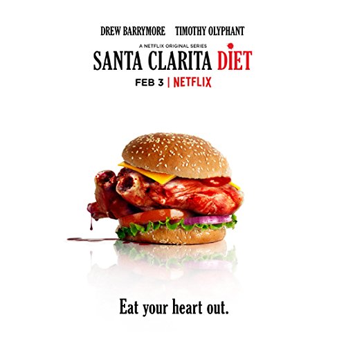 Santa Clarita Diet (TV Series 2017 – ) 8 inch by 10 inch PHOTOGRAPH “Eat Your Heart Out.” Burger Title Poster kn – Best Diet Books ⋆ Best Diet Books ⋆ Lifestyle