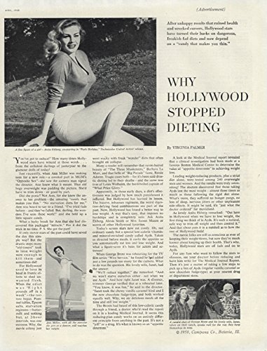 Anita Ekberg on Why Hollywood Stopped Dieting – Ayds Diet Candy ad 1958 LHJ – Best Diet Books ⋆ Best Diet Books ⋆ Lifestyle